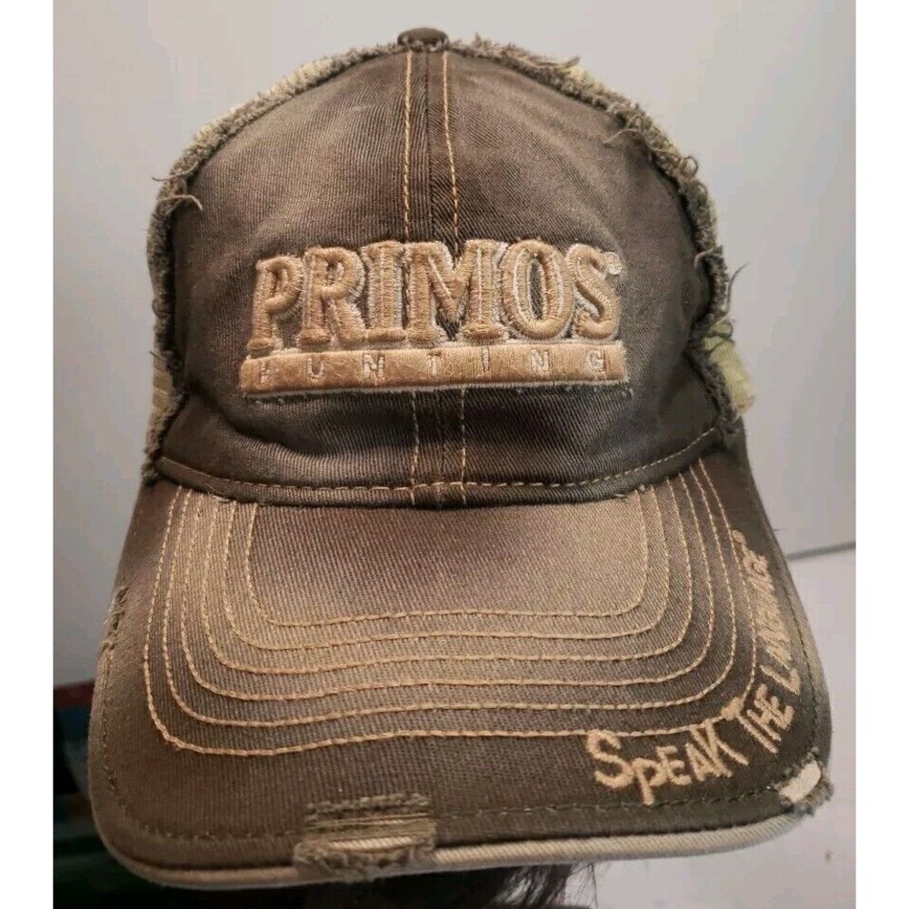 Primos Hunting - Speak the Language - Destressed Look Snapback Trucker Hat